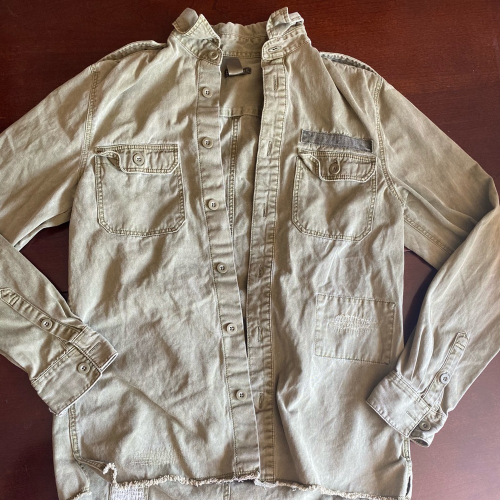 Men’s medium flannel jacket